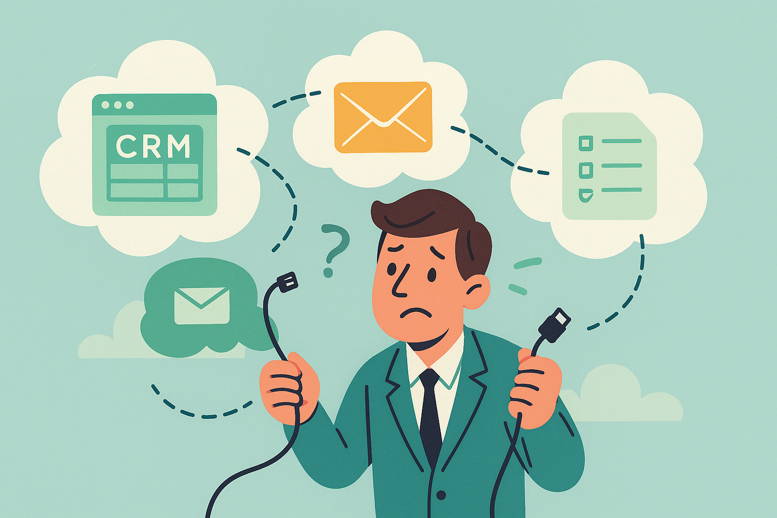 Tus herramientas no están conectadas entre ellas